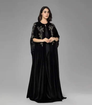 Front View Abaya AB110 Betsa Amiri